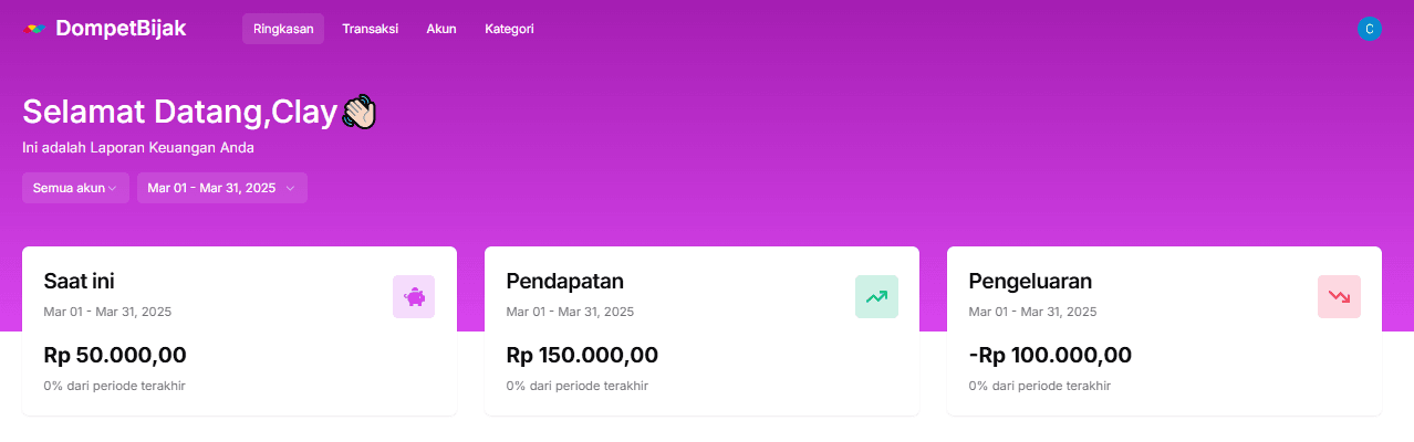 Dompet Bijak - Finance Management